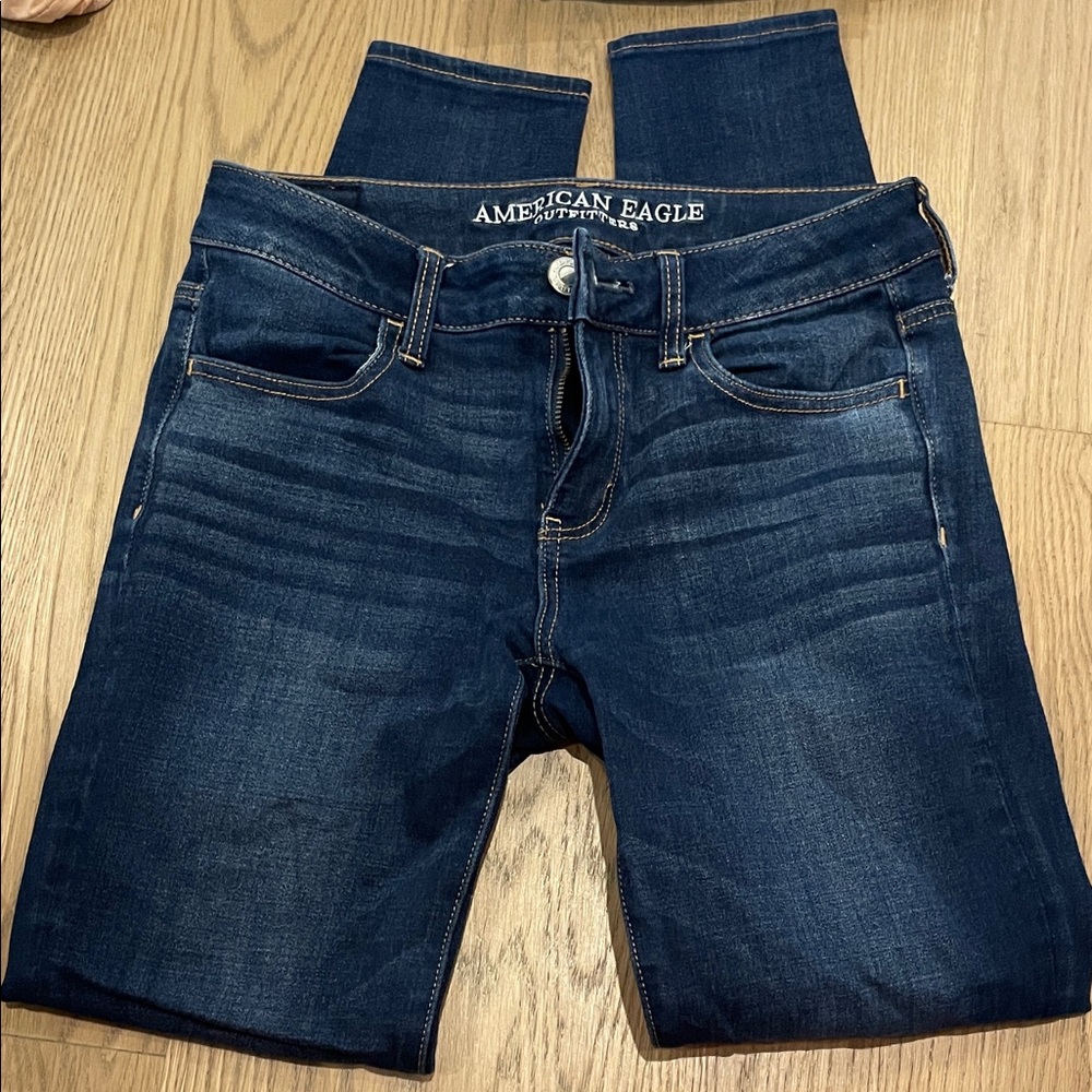 American Eagle Outfitters Women's Deep Indigo Jeggings